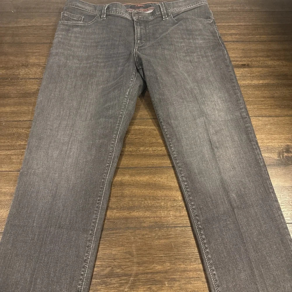 Alberto Jeans Pipe Regular Slim Fit Size‎ 38x28 Faded Black Excellent Condition - Picture 2 of 5
